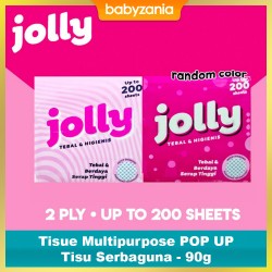 Jolly Tissue POP UP Multipurpose Tisu Meja 200 s...