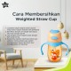 TommeeTippee Weighted Straw 2 Handle Cup 240ml - Botol Minum Anak