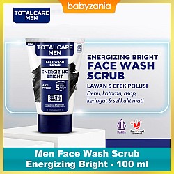 Total Care Men Face Wash Scrub Energizing Bright - 100 ml