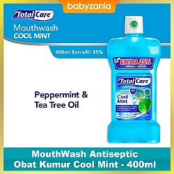 Total Care MouthWash Antiseptic Obat Kumur 400 ml - Cool Mint