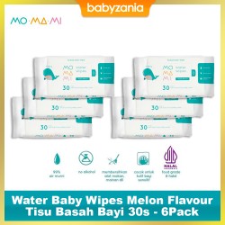 Momami Water Baby Wipes 30 Sheet Tisu Basah Melon...