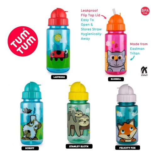 Tum Tum Water Bottle Botol Minum Anak - Tersedia Pilihan Motif