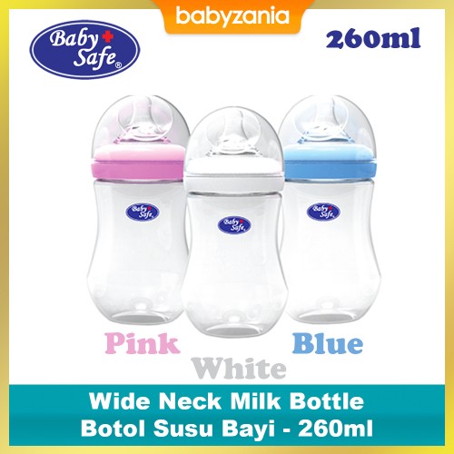Baby Safe Wide Neck Milk Bottle Botol Susu Bayi - 250 ml