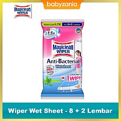 Magiclean Wiper Wet Sheet - 8 + 2 Lembar