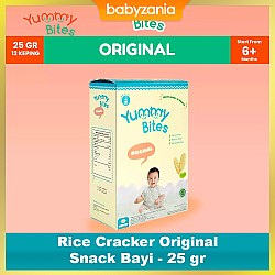 Yummy Bites Rice Cracker Snack Bayi 25 gr - Original