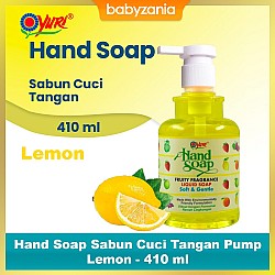 Yuri Hand Soap Sabun Cuci Tangan Pump 410ml - Lemon