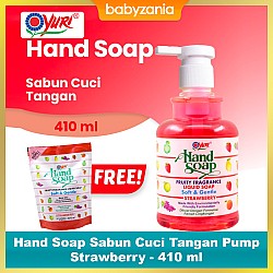 Yuri Hand Soap Sabun Cuci Tangan Pump 410ml -...