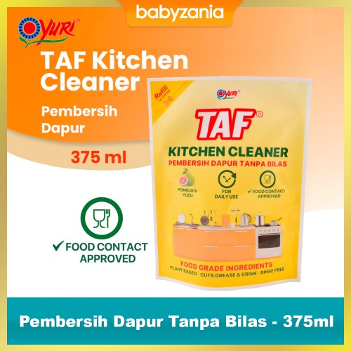 Yuri TAF Kitchen Cleaner Pembersih Dapur Anti Bacterial Pouch - 375 ml
