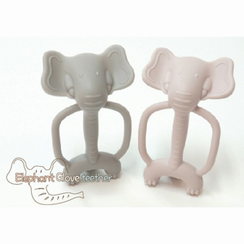 Mamas Tem Elephant Glove Teether with Case - Tersedia Pilihan Warna