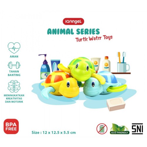 IQ Angel Turtle Water Toys IQ218 Mainan Bayi Edukatif - Random Color