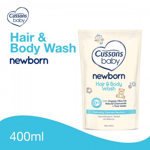Cussons Baby Newborn Hair & Body Wash Refill - 400 ml