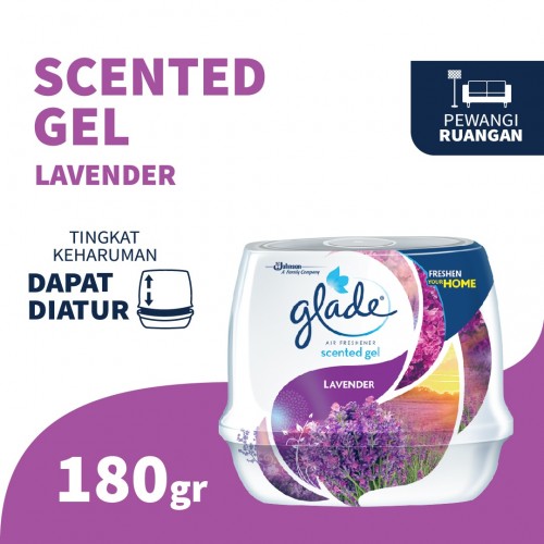 Glade Scented Gel Pengharum Ruangan 180 gr - Lavender
