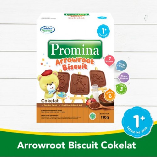 Promina Biskuit Arrowroot Coklat - 110gr