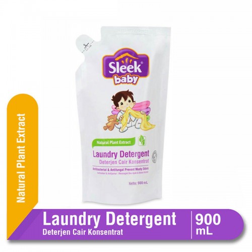 Sleek Baby Laundry Detergent Sabun Pencuci Pakaian Bayi - 900ml