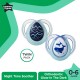 Tommee Tippee Night Time Soother Empeng Bayi - Isi 2 Pcs