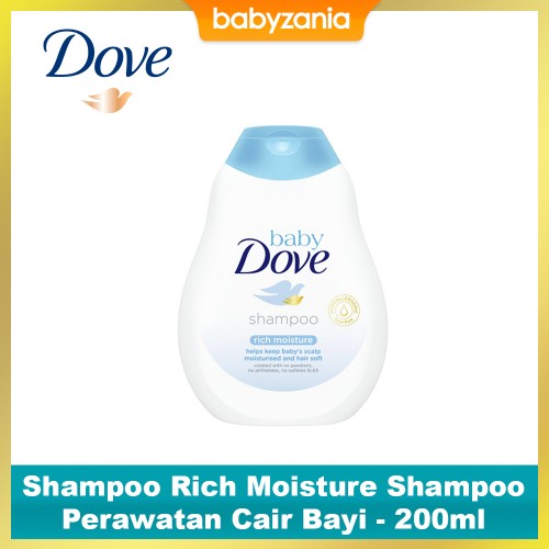 Baby Dove Shampoo Rich Moisture Shampoo Perawatan Cair Bayi - 200 ml