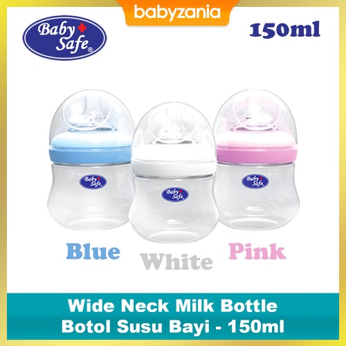 Baby Safe Wide Neck Milk Bottle Botol Susu Bayi - 125 ml