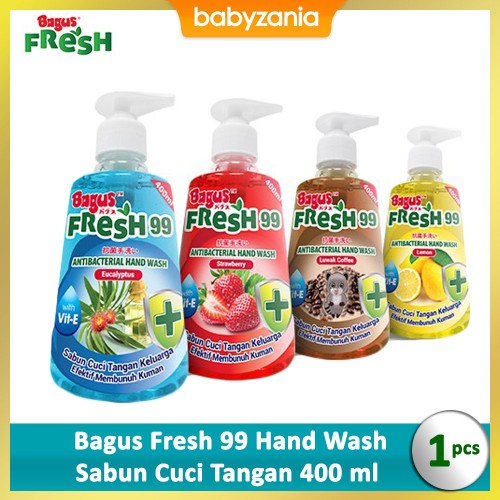 Bagus FRESH 99 Antibacterial Hand Wash Botol - 400 ml