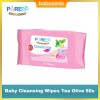 Pure BB Baby Cleansing Wipes Tissue Basah Bayi Tea Olive - 60 s