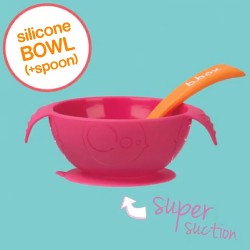 Bbox Silicone First Feeding Set Bowl + Spoon –...