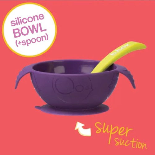 Bbox Silicone First Feeding Set Bowl + Spoon – Passion Splash