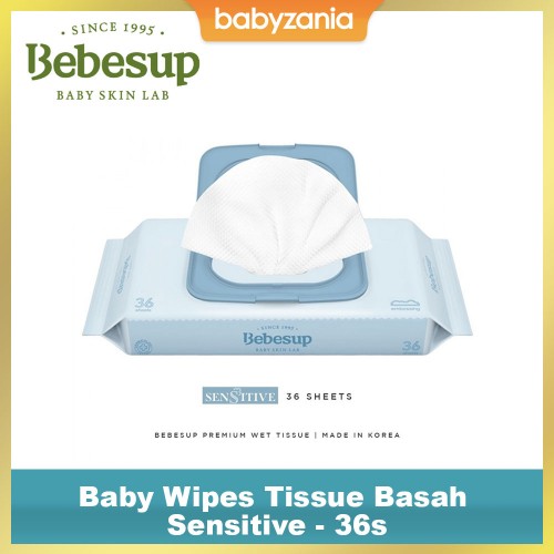 Bebesup Sensitive Baby Wipes Tissue Basah - 36 Sheets