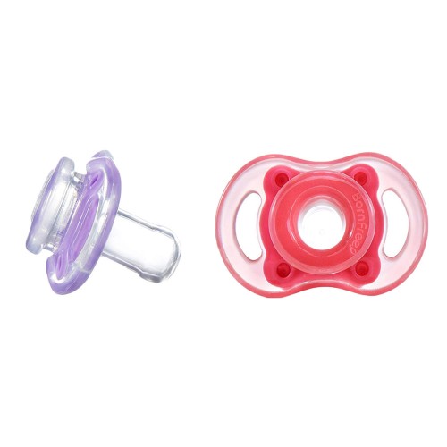 Born Free Bliss Natural Shape Pacifier - Pink Puple