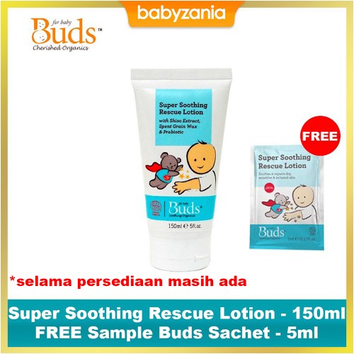 Buds Super Soothing Rescue Lotion - Lotion Penyembuh Eczema Organik - 150ml