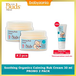 Buds Soothing Organics Calming Rub Cream 30 ml -...