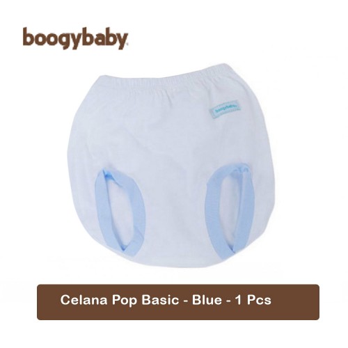 Boogy Baby Pants Basic / Celana Pop Bayi - Blue - 1 Pcs