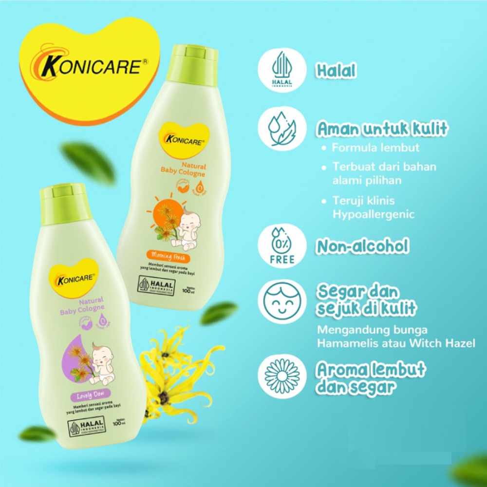 Konicare Natural Baby Cologne Minyak Wangi Bayi Ml