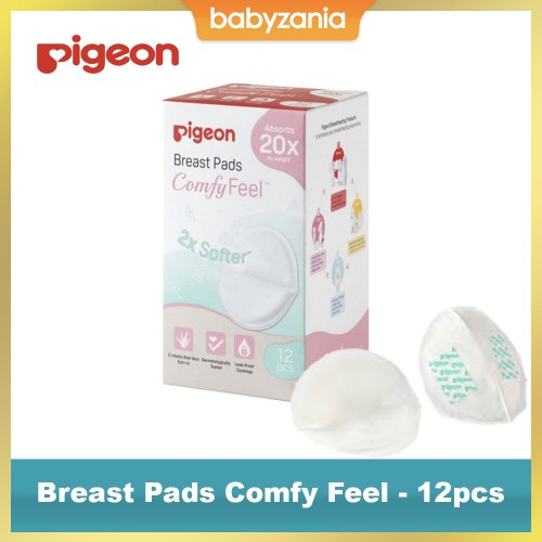 Pigeon Breast Pad Comfy Feel Bantalan Payudara - 12 Pcs