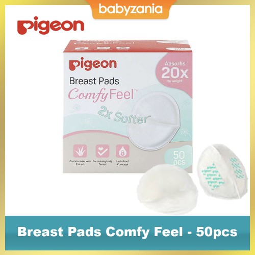 Pigeon Breast Pad Comfy feel Penyerapp Asi - 50 Pcs