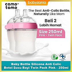 Comotomo Baby Bottle Silicone Anti-Colic Twin...