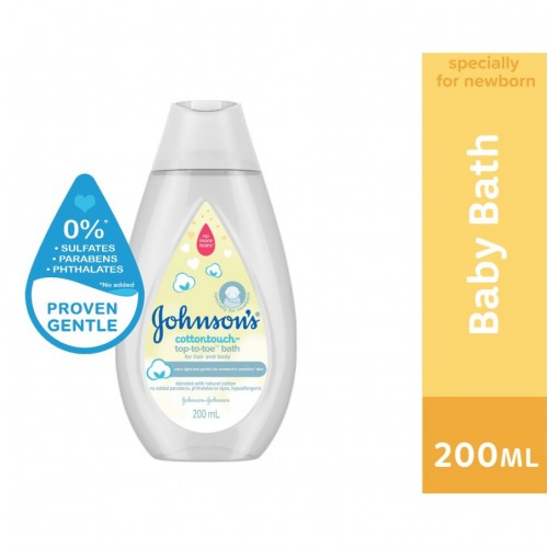 Johnsons Baby Bath Hair and Body 2in1 Cottontouch - 200ml