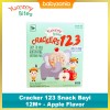 Yummy Bites Cracker for Toddler 123 Applephant 12M+ - Apple Flavor