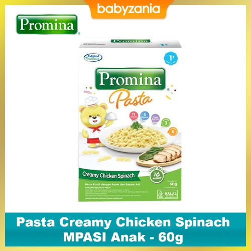 Promina Baby Pasta Creamy Chicken Spinach MPASI Anak 12 + - 60 gr