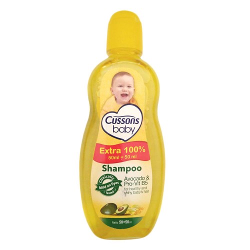 Cussons Baby Shampoo Avocado and Pro-Vit B5 - 50+50 ml