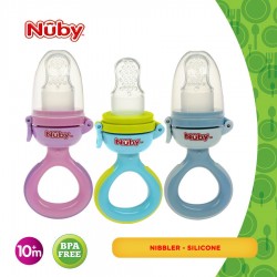 Nuby Twist N Feed Nibbler Silicone Baby Food...