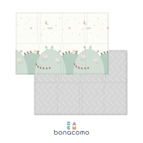 Bonacomo by Cobyhaus PVC Folding Playmat - Sheep with Boy Herringbone