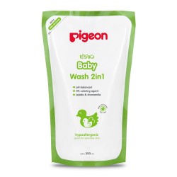 Pigeon Baby Wash 2 in 1 Hair and Body Refill -...
