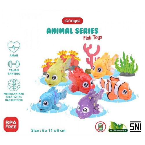 IQ Angel Nemo Fish Toys Mainan Ikan / Mainan Edukatif Anak - Random Color