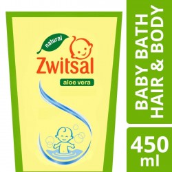 Zwitsal Natural Baby Bath 2 in 1 Hair & Body...
