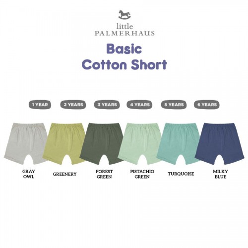 Little Palmerhaus Basic Cotton Short Celana Pendek Anak - Seri B