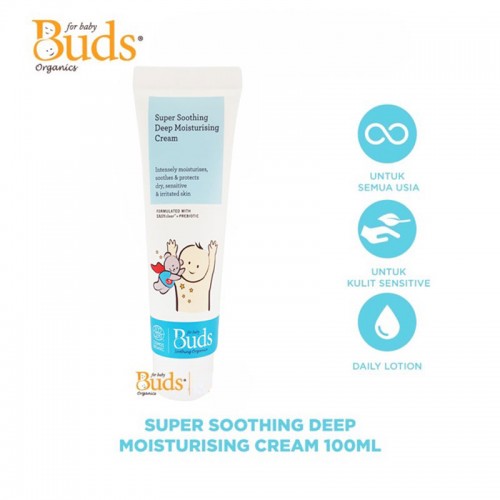 Buds Super Soothing Deep Moisturising Cream - 100ml