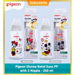 Pigeon Disney Botol Susu PP Clear Streamline 250...