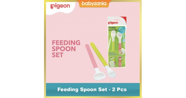 Pigeon Feeding Spoon Set For +6 Months Baby