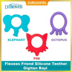Dr. Brown's Flexees Friend Silicone Teether...