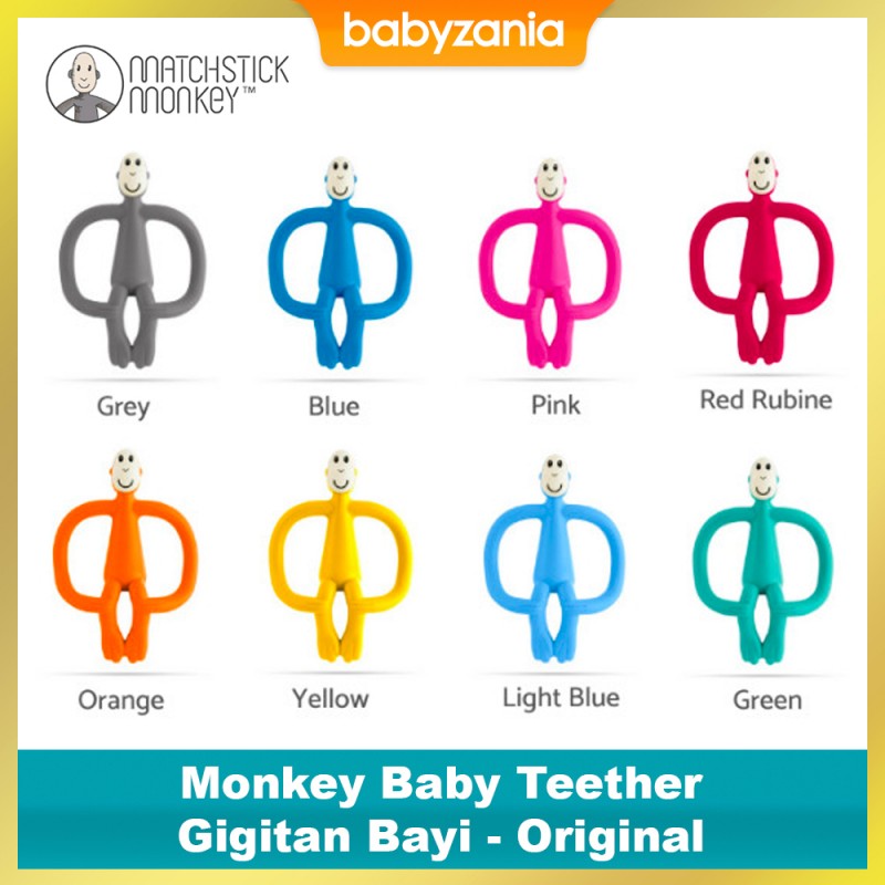 Jual Murah Matchstick Monkey Teething Toy And Gel Applicator 3m+