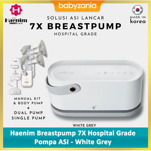 Haenim Breastpump 7X Hospital Grade Pompa ASI - White Grey